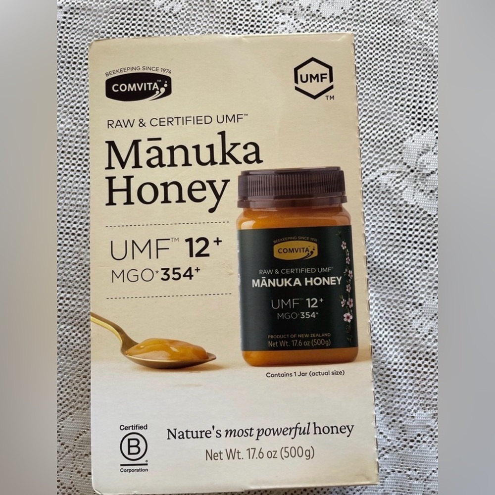 Comvita Raw & Wild New Zealand Manuka Honey Certified UMF 12+ MGO 354+ 17.6 OZ